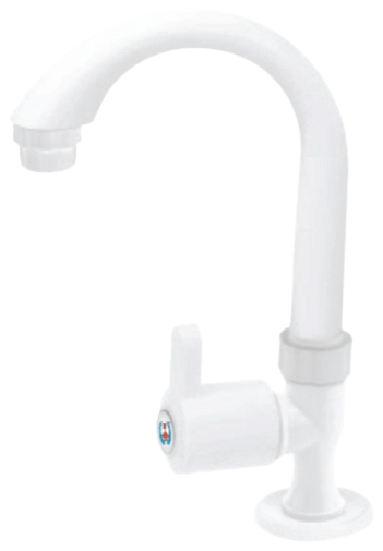 ML & Sons PTMT Swan Neck Pillar Cock